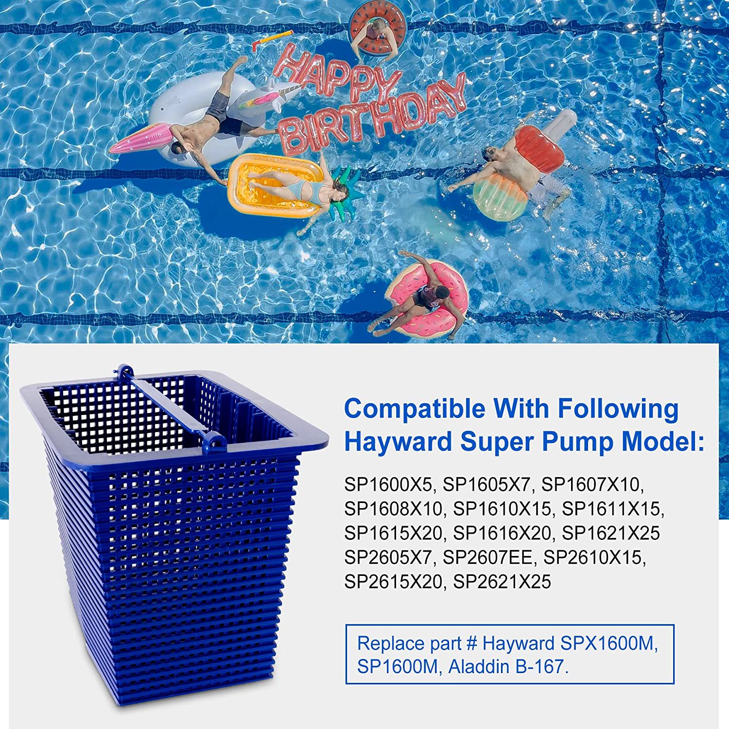 swimming pool pump basket